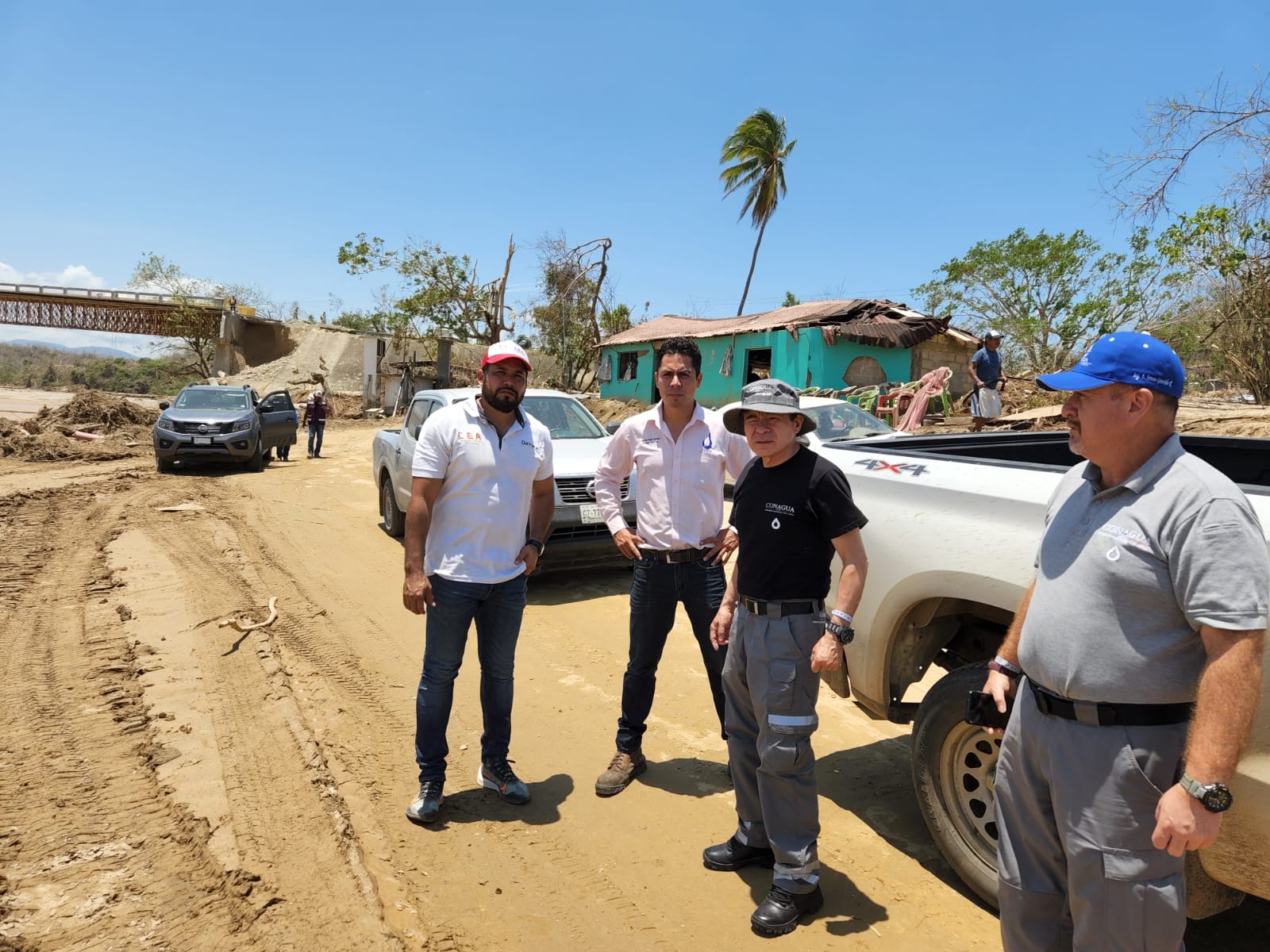 Se mantiene la distribución de agua potable en las zonas afectadas por el huracán Ágatha