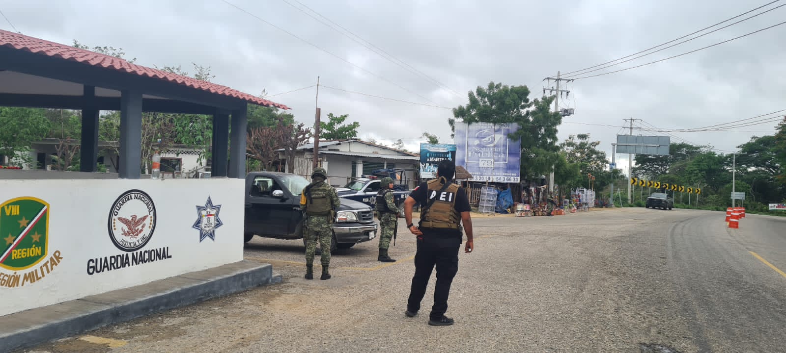 Fiscalía General realiza operativo de seguridad, vigilancia y disuasión coordinada con los tres niveles de gobierno en la Costa de Oaxaca