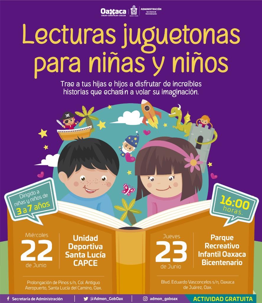 Llegan las ‘Lecturas Juguetonas’ a los parques públicos de Administración