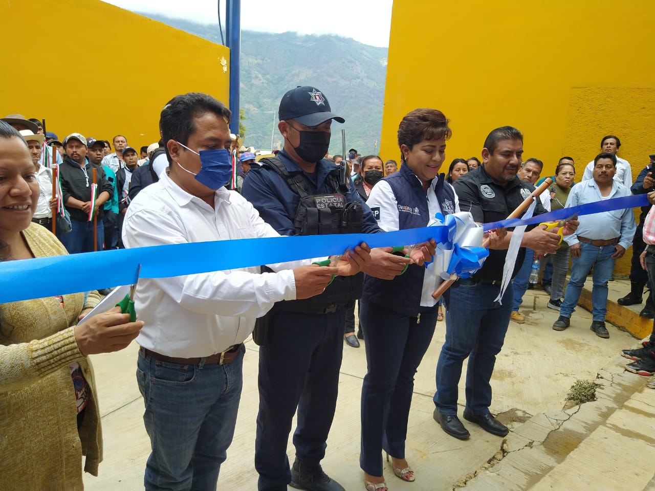 Inaugura Baños Noyola destacamento policial estatal en Mazatlán Villa de Flores