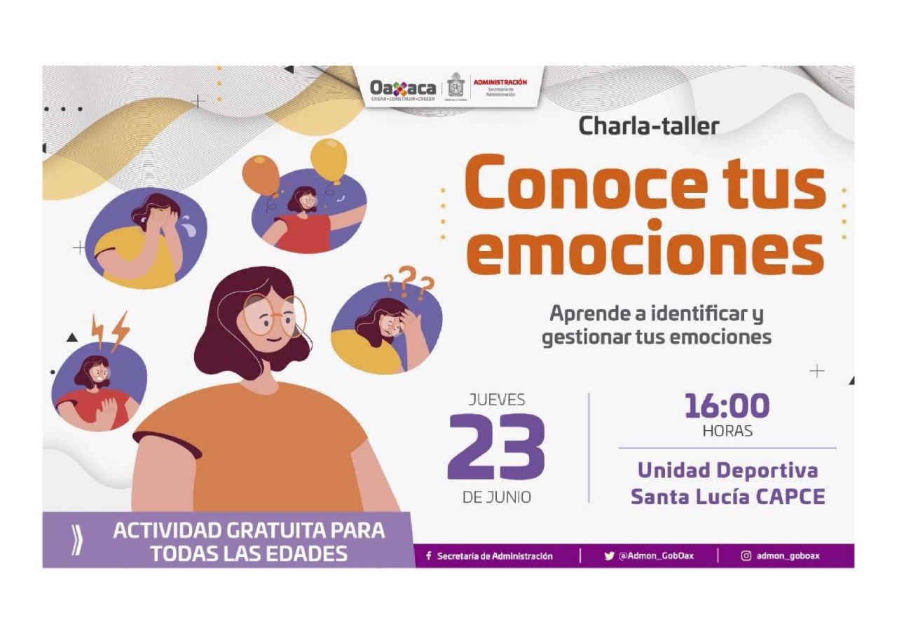 Lleva Secretaría de Administración Taller  “Conoce tus emociones” al Parque CAPCE