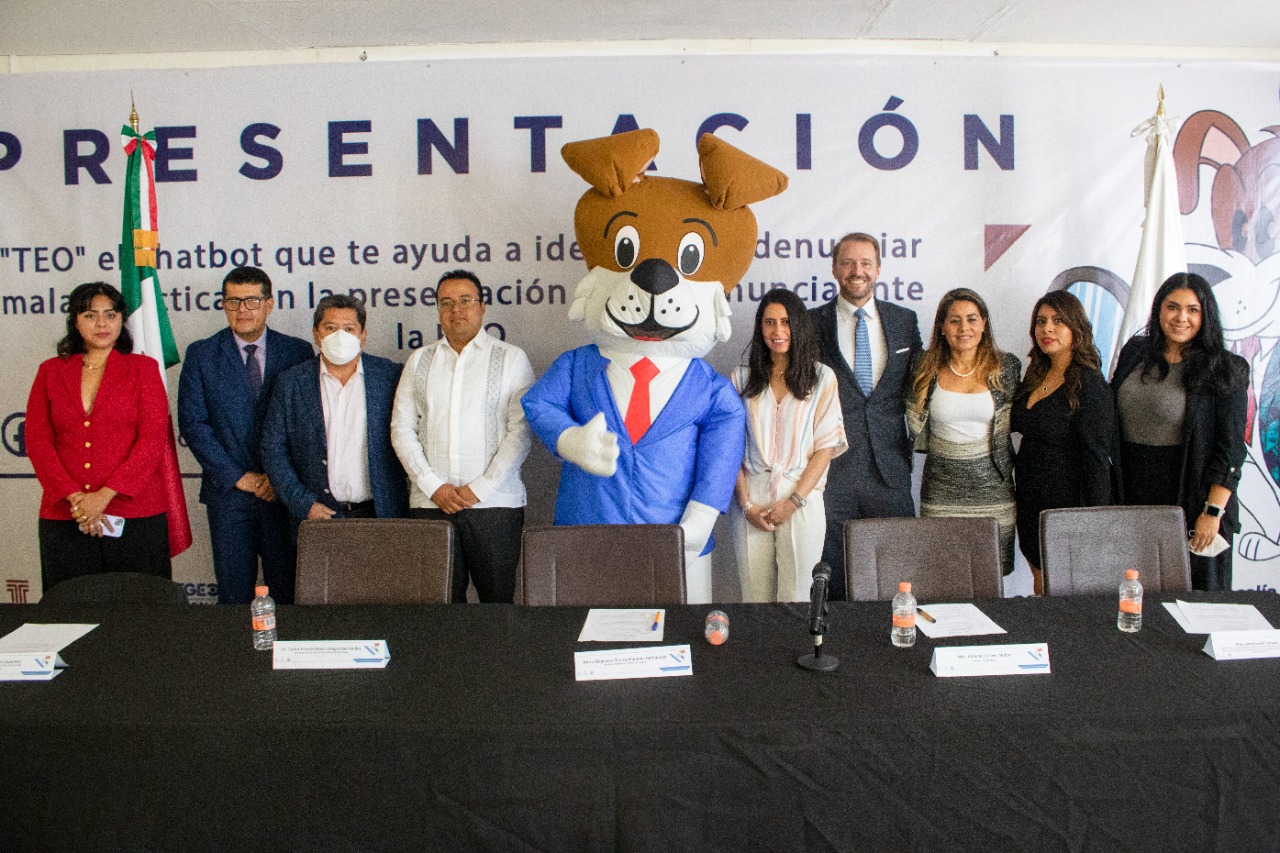 Presenta Fiscalía de Oaxaca, Organización TOJIL y la Embajada de Estados Unidos, `TEO´ chatbot para detectar actos de corrupción 