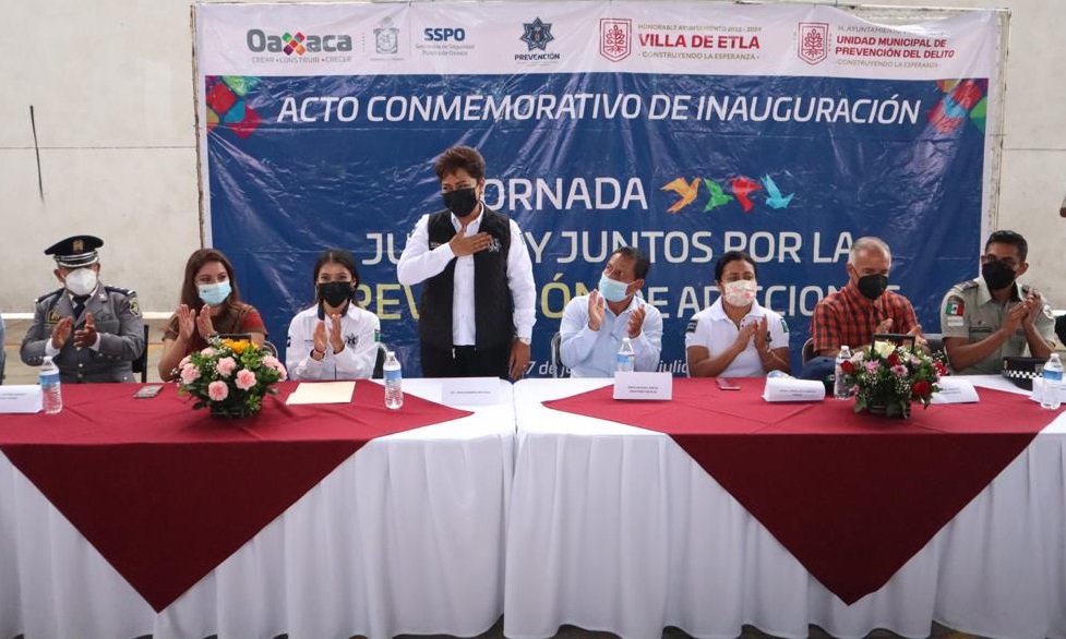 Inaugura Baños Noyola “Jornada de Prevención de Adicciones” y C-2  en el Valle Eteco