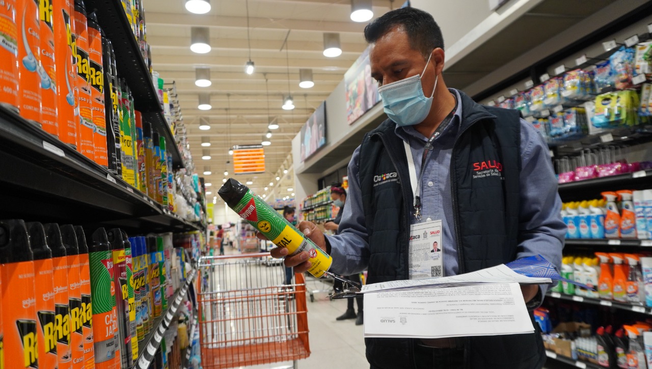 Efectúan los SSO Operativo de Vigilancia de Plaguicidas en centros comerciales