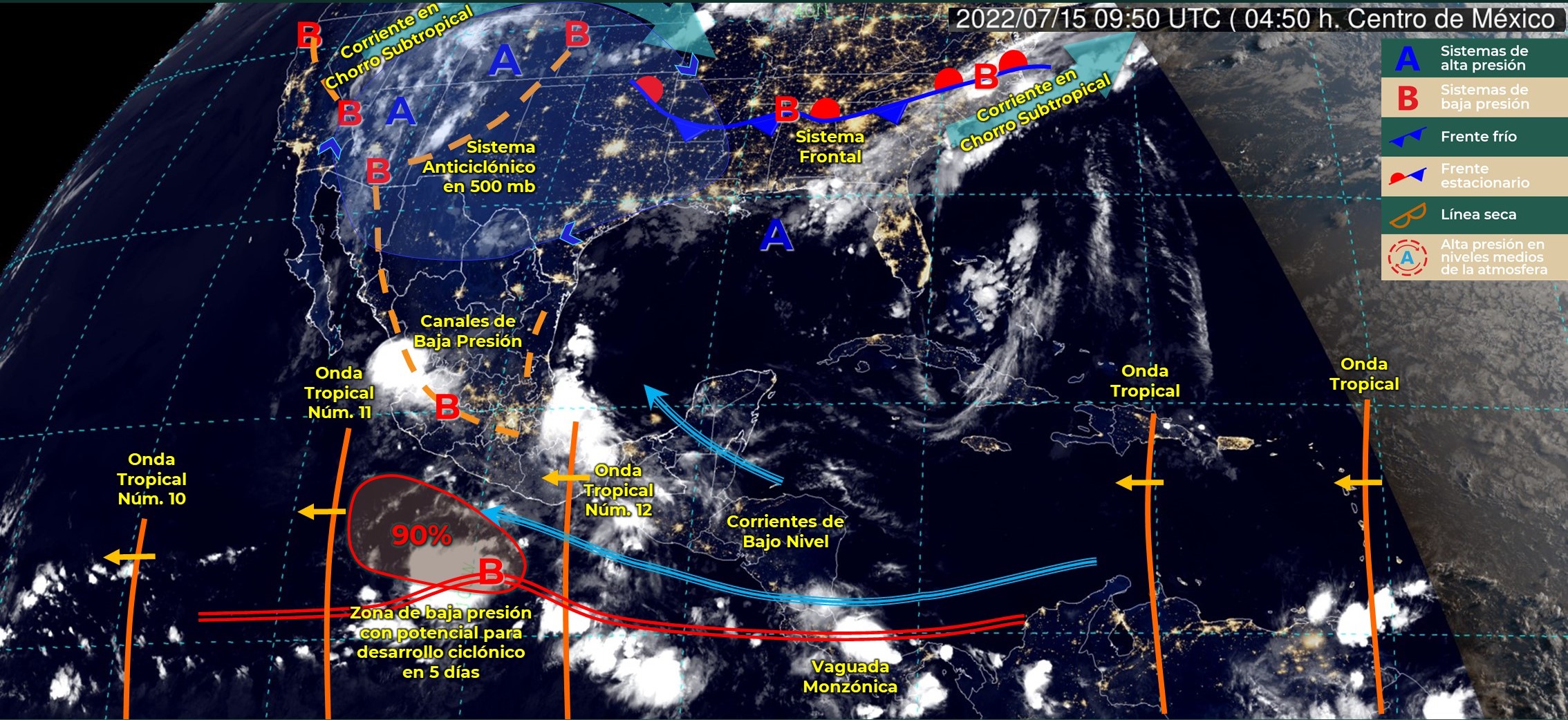 Permanecerán lluvias fuertes, mar de fondo en zona costera  y temperaturas altas para el territorio oaxaqueño