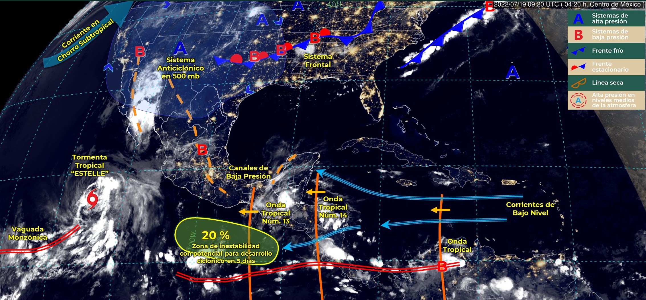 Tormentas eléctricas y rachas de viento por interacción de las ondas tropicales 13 y 14 para este martes: CEPCO