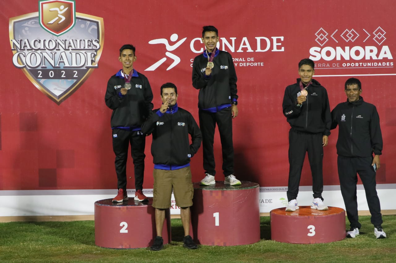 El atletismo cierra su competencia en los Nacionales Conade  con el bronce de Manuel Santiago