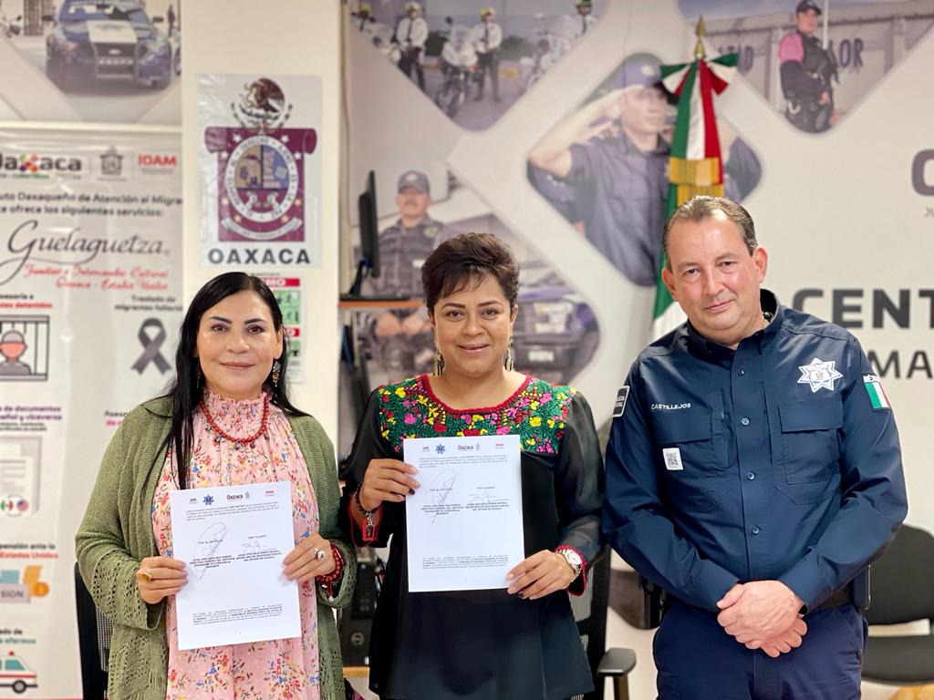 Firman IOAM y SSPO convenio de colaboración a favor de la comunidad migrante y sus familias