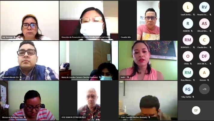 Participa personal del IEEPO en ciclo de conferencias impartidas por la FGEO