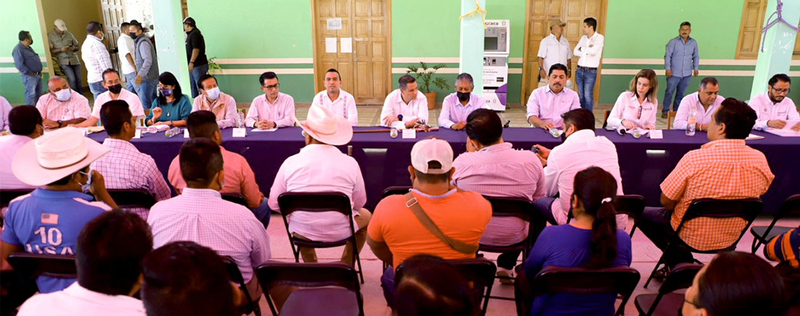 Atiende AMH demandas de la Nación Chocholteca ante el problema de la sequía