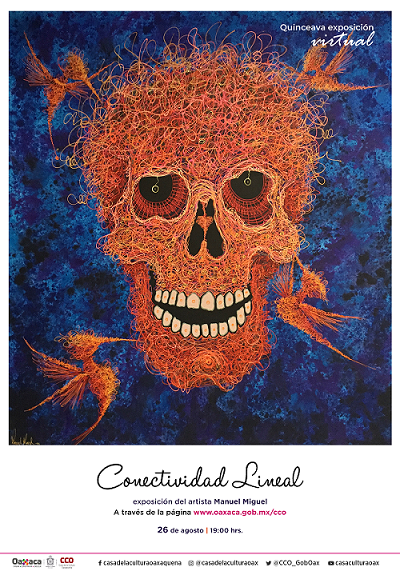 Se exhibirá la quinceava exposición virtual en la Casa de la Cultura Oaxaqueña