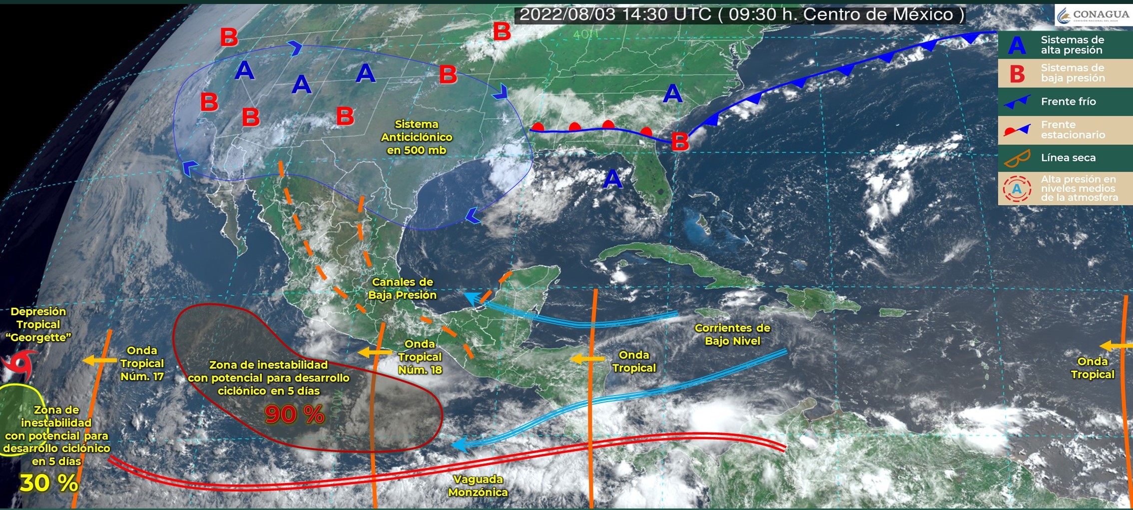 Zonas montañosas de Oaxaca con probabilidad de lluvias severas y tormentas eléctricas para este miércoles