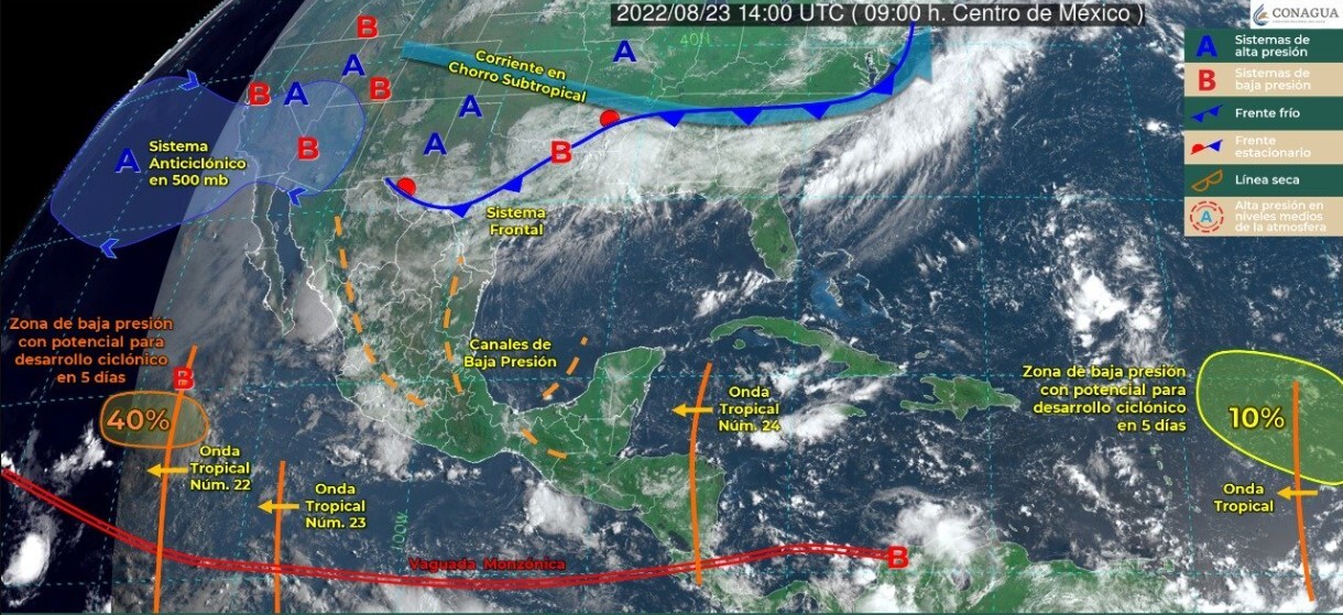 Reforzará onda tropical 24 temporal de lluvias en Oaxaca