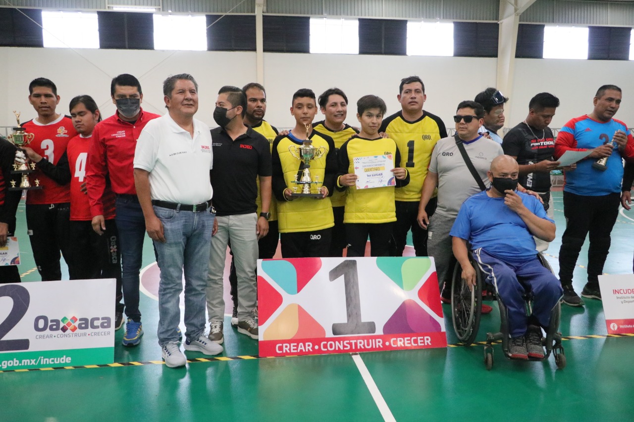 Querétaro se queda con el Séptimo Torneo de Golbol realizado en Oaxaca