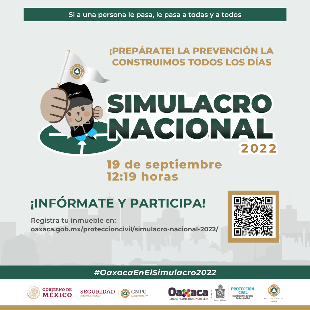Convoca CEPCO a participar en el Simulacro Nacional 2022; se abre registro de inmuebles