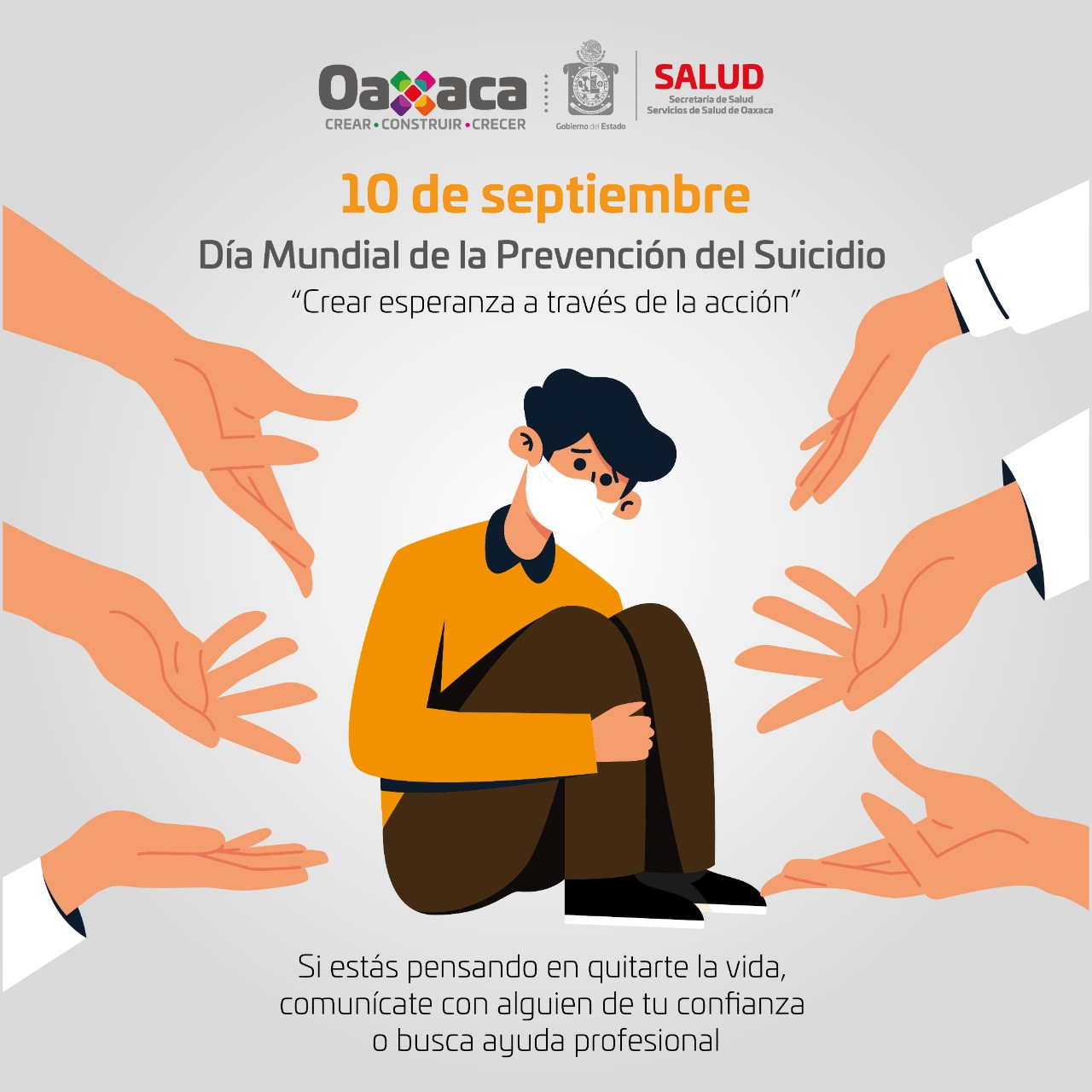 Crear esperanza a través de la acción, tarea de todos para prevenir el suicidio