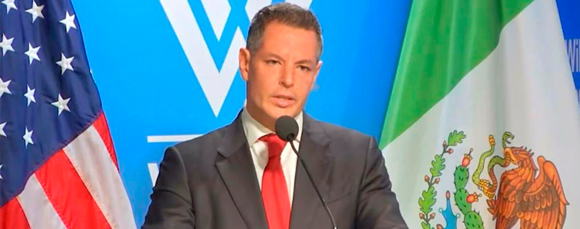 Presenta Alejandro Murat estrategias para la disminución de la pobreza en el Wilson Center de Washignton DC