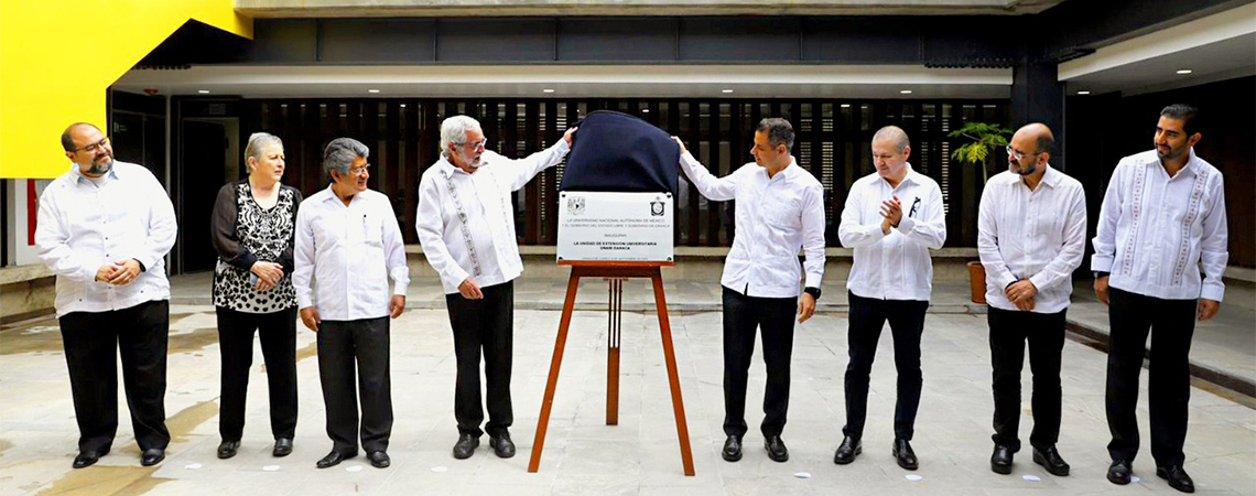Inauguran Alejandro Murat y el rector de la UNAM Enrique Graue nuevo recinto académico de alto nivel