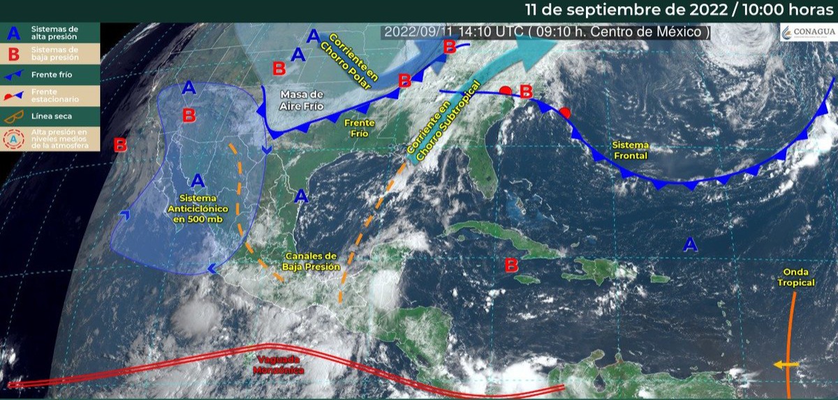 Lluvias intensas para la Sierra Sur, Costa, Istmo, Sierra Norte y Papaloapan: CEPCO