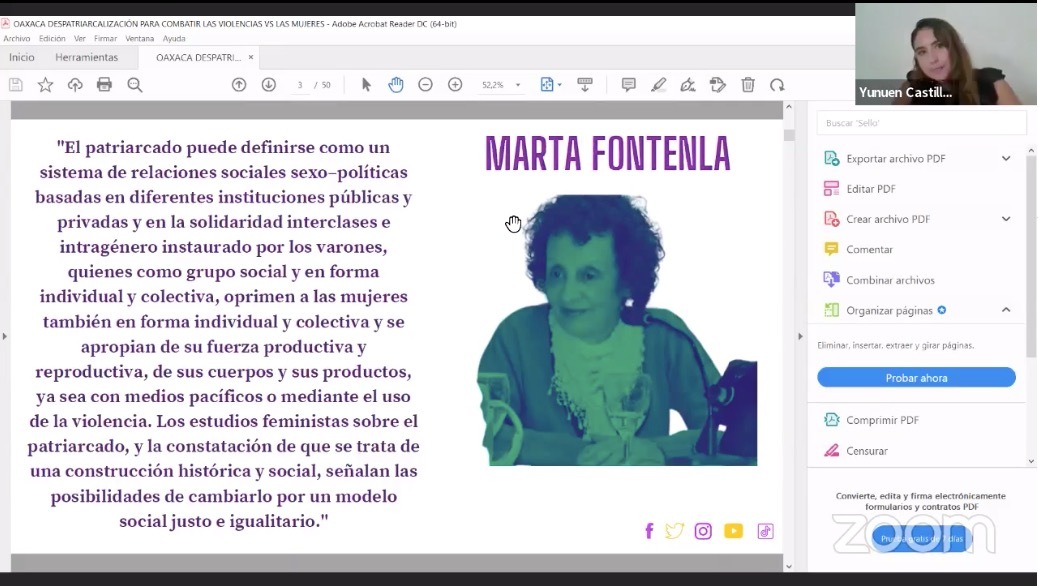 SMO llama a la despatriarcalización para erradicar las violencias contra las mujeres