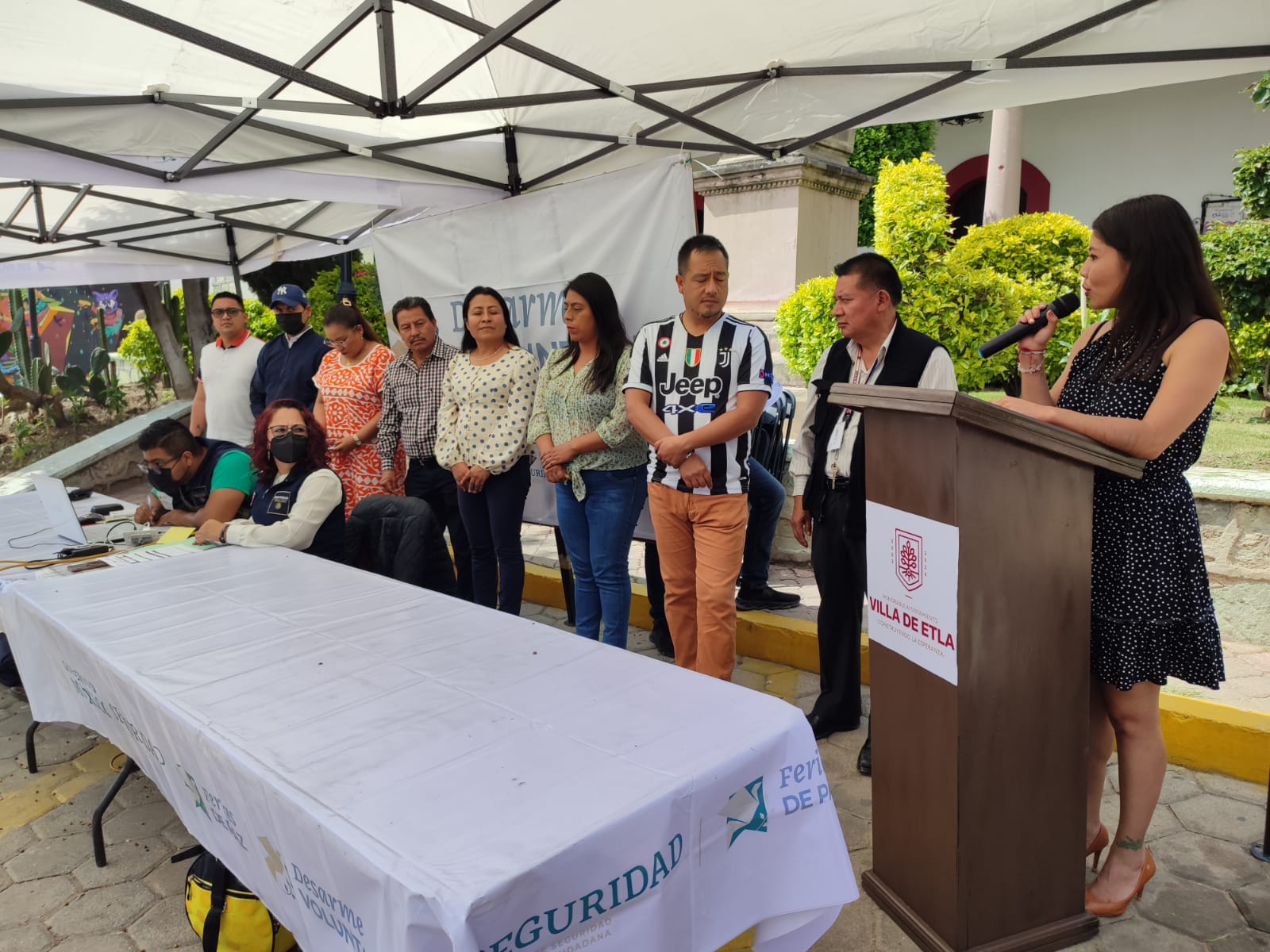 Clausura con éxito SSPO canje de armas en la Villa de Etla
