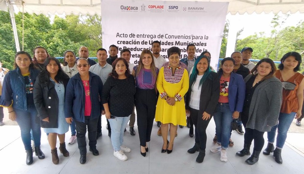Contarán 23 municipios con Unidades Municipales de Reeducación, pioneras en su tipo a nivel nacional: SSPO