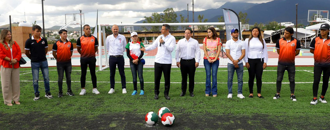 Cumple AMH compromiso de entregar áreas deportivas del CCO