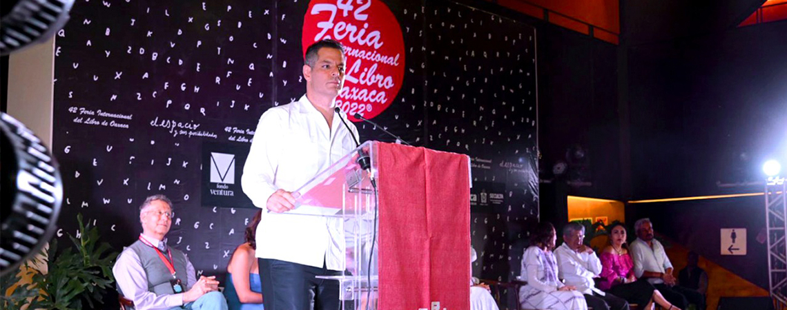 Inaugura Alejandro Murat la 42 edición de la Feria Internacional del Libro de Oaxaca