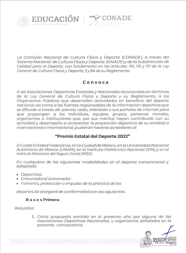 El Incude Oaxaca recibe 18 expedientes para ser considerados en el Premio Estatal del Deporte 2022