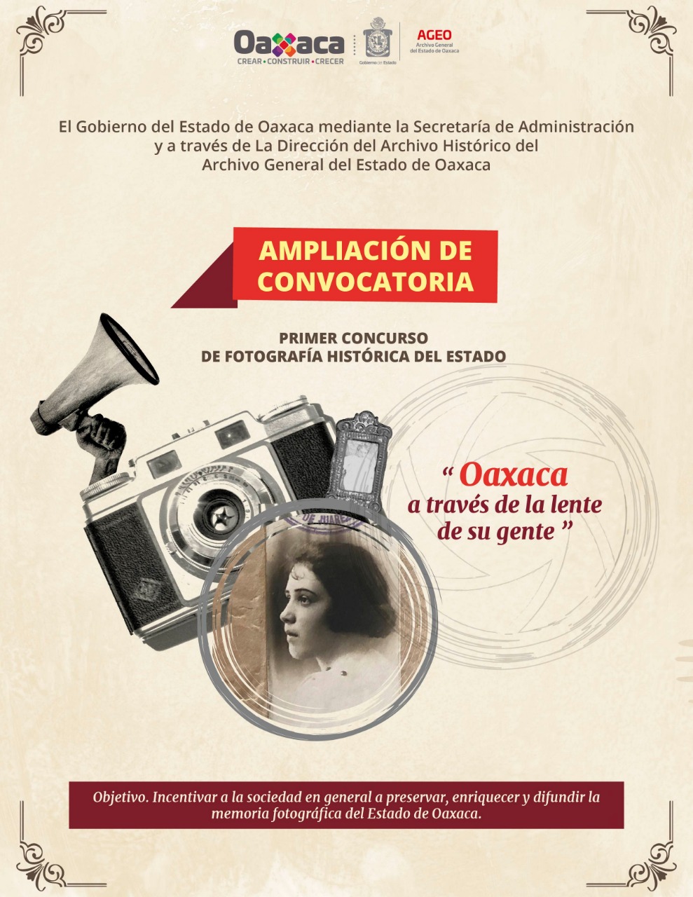 Amplía AGEO convocatoria para el Primer Concurso de Fotografías Históricas
