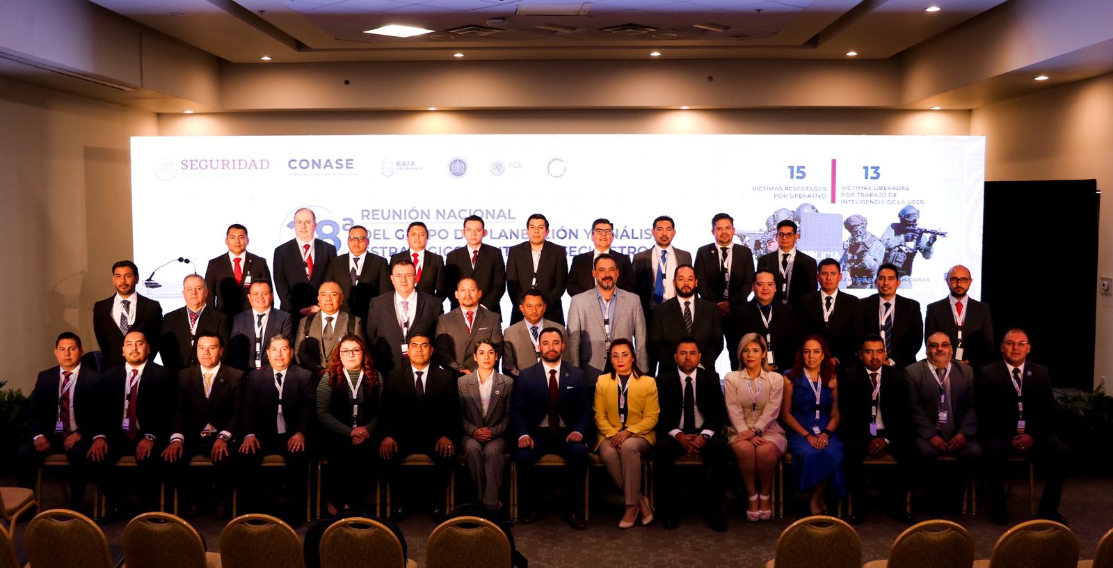 Participa FGEO en la 28a Reunión Nacional del Grupo de Planeación y Análisis Estratégico contra el Secuestro, realizado en el estado de Baja California