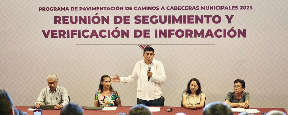 Anuncia Gobierno de Oaxaca inicio de 29 nuevos caminos a cabeceras municipales