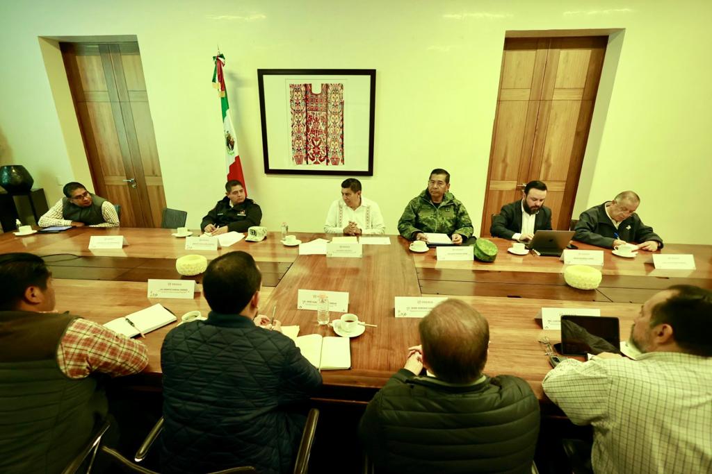 Instala Salomón Jara Mesa de Coordinación Estatal para la Construcción de la Paz y Seguridad en Oaxaca