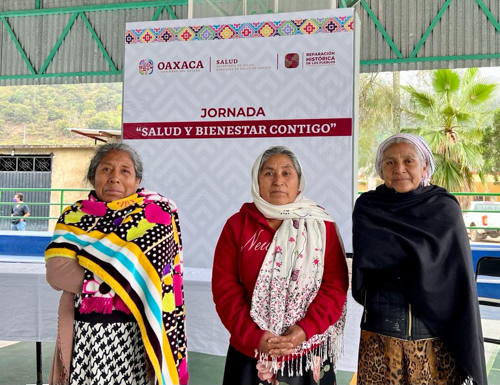 Beneficia a mil 800 habitantes segunda Jornada “Salud y Bienestar Contigo”, en San Pablo Yaganiza