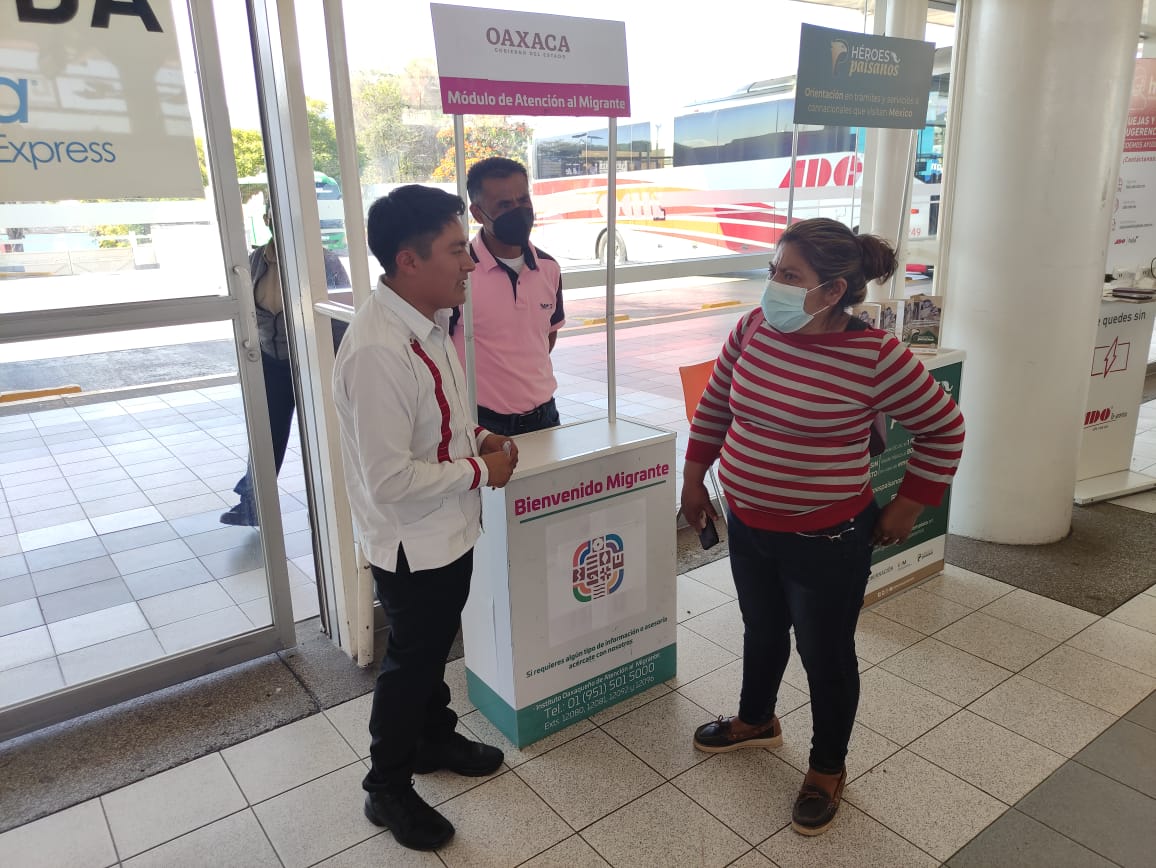 Arranca Gobierno del Estado operativo  “Bienvenida Hermana y Hermano Oaxaqueño”