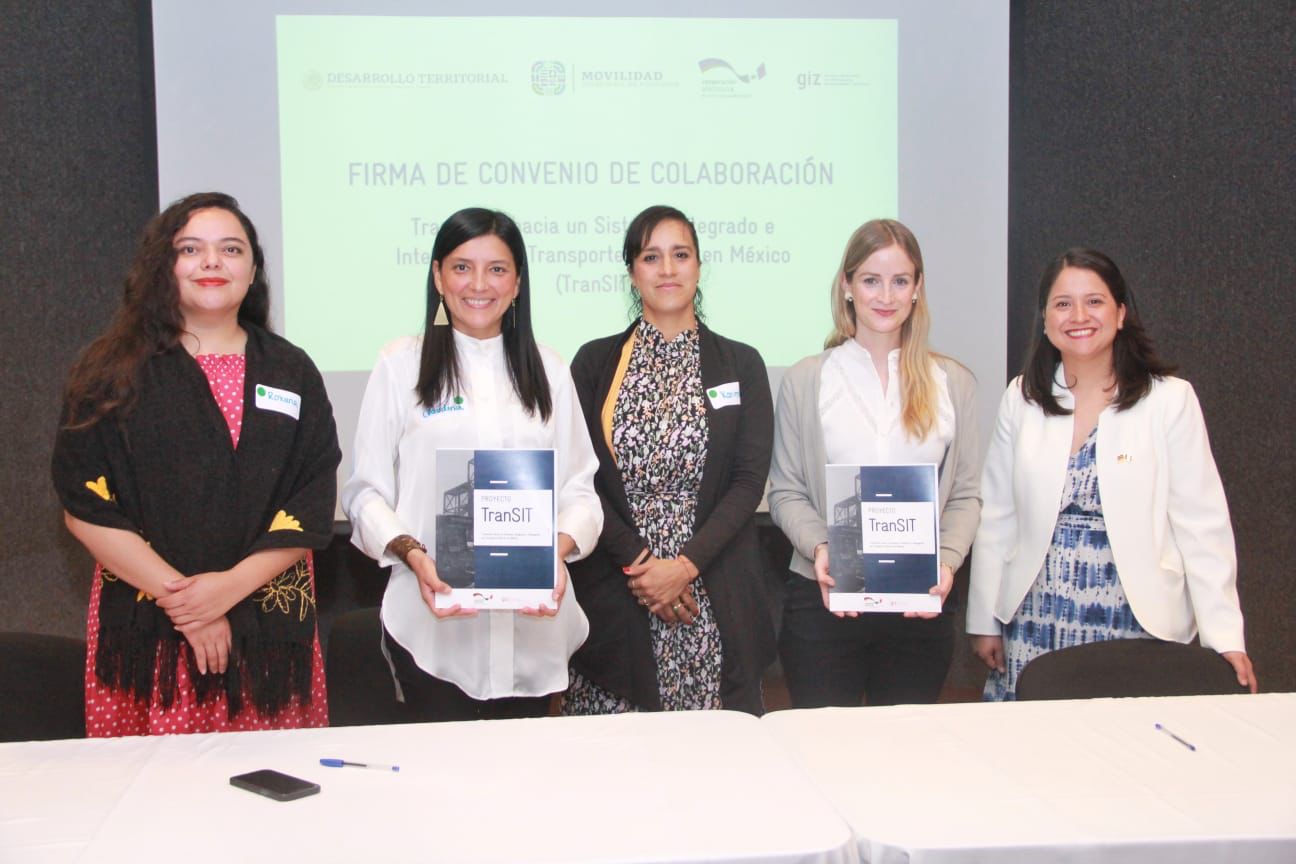 Firma Semovi convenio de colaboración con GIZ México y Sedatu