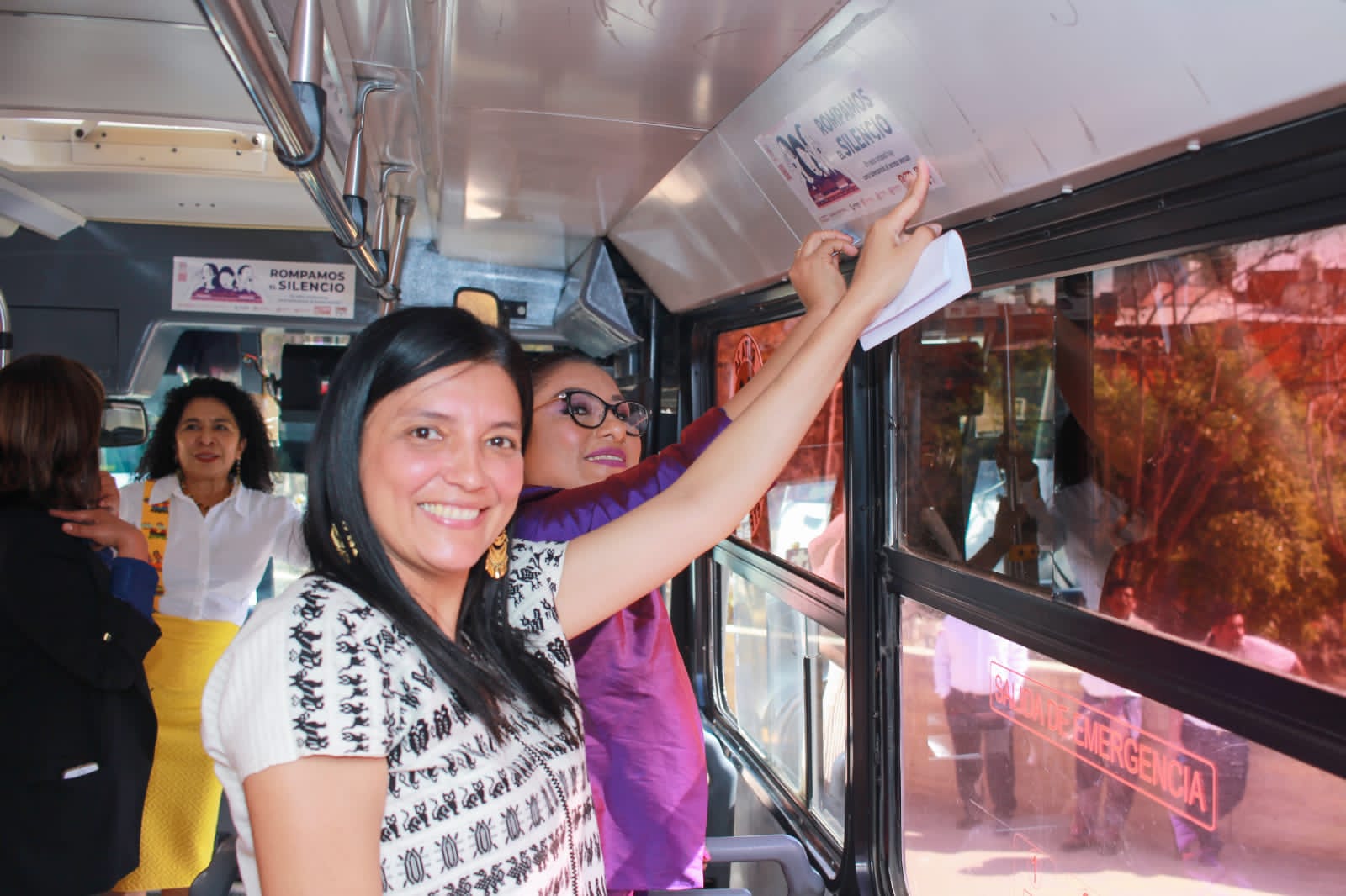 Ponen en marcha Gobierno de Oaxaca y Sedatu acciones para la prevención del acoso sexual a mujeres en el transporte público 