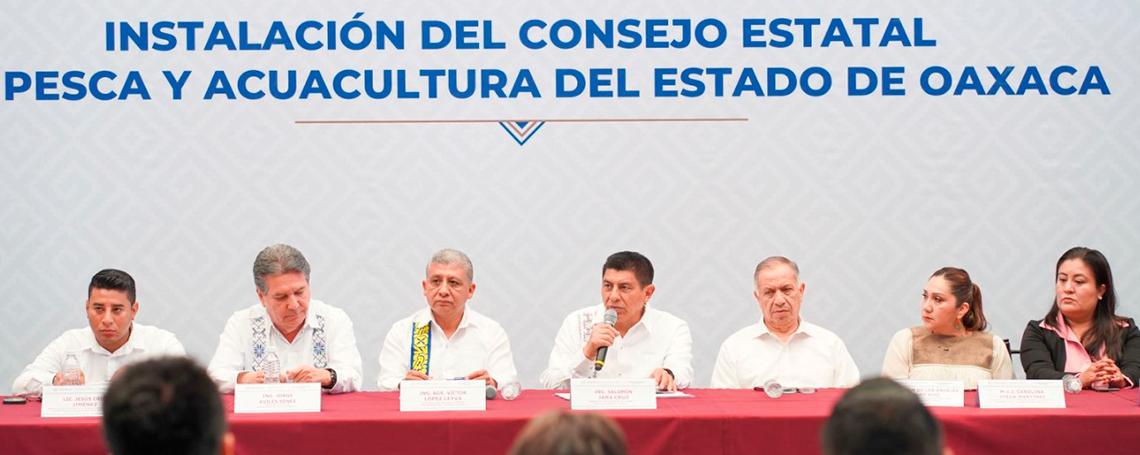 Después de 10 años, instala Salomón Jara Consejo Estatal de Pesca y Acuicultura del Estado