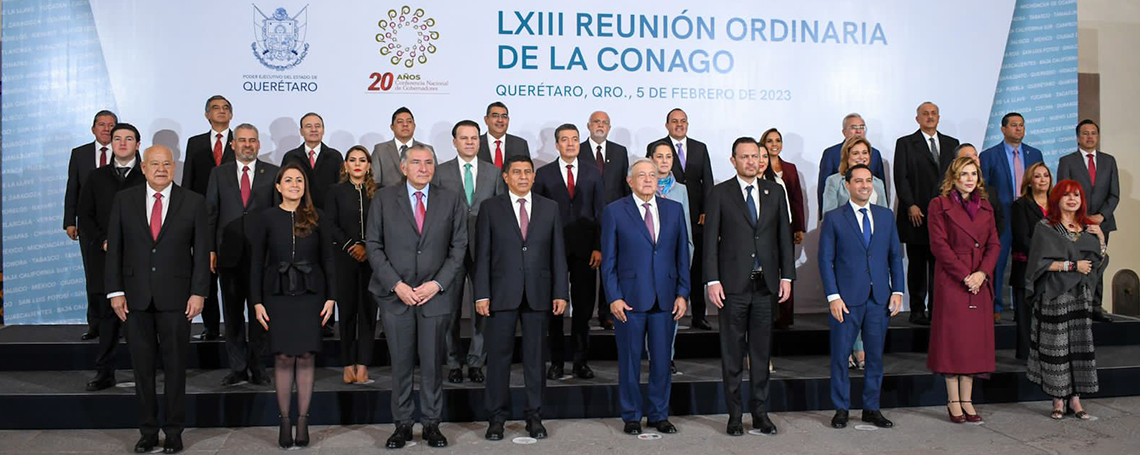 Asume Salomón Jara Cruz la Presidencia de la Conago, llama a fortalecer la democracia