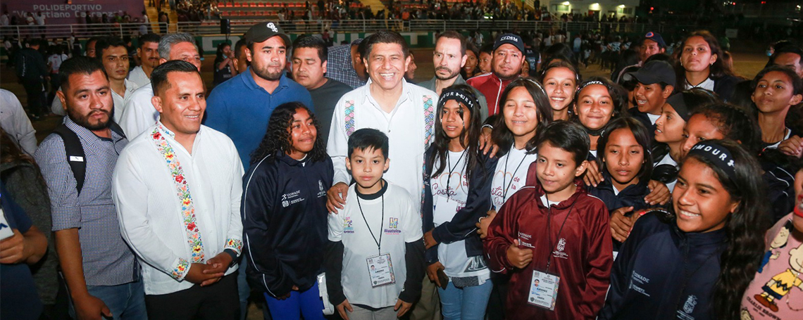Contarán deportistas oaxaqueños con todo el apoyo del Gobierno del Estado: Salomón Jara