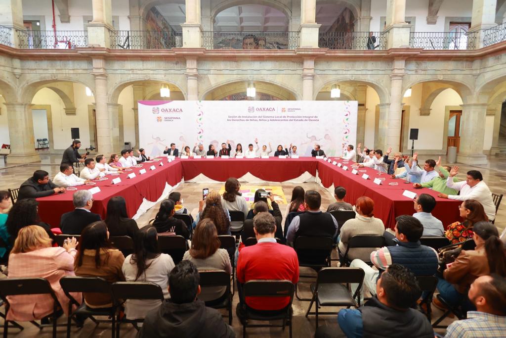Instala Gobierno estatal organismo protector de Derechos de Niñas, Niños y Adolescentes de Oaxaca