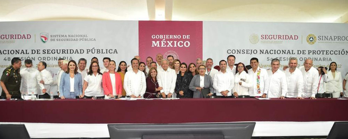 Participa Gobernador de Oaxaca, Salomón Jara en Reunión Nacional de Seguridad Pública