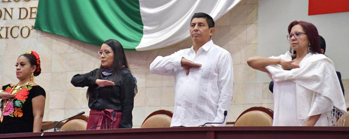 Salomón Jara Cruz toma protesta de ley como Gobernador de Oaxaca