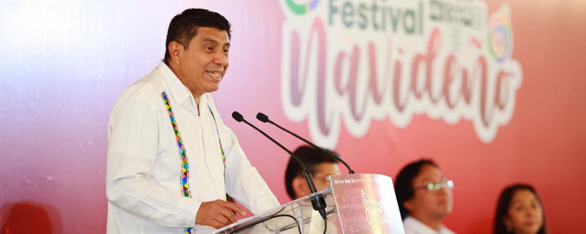 Inaugura Salomón Jara “Festival Navideño 2022” para lograr nuevo Pacto Social para la convivencia pacífica y segura en Oaxaca