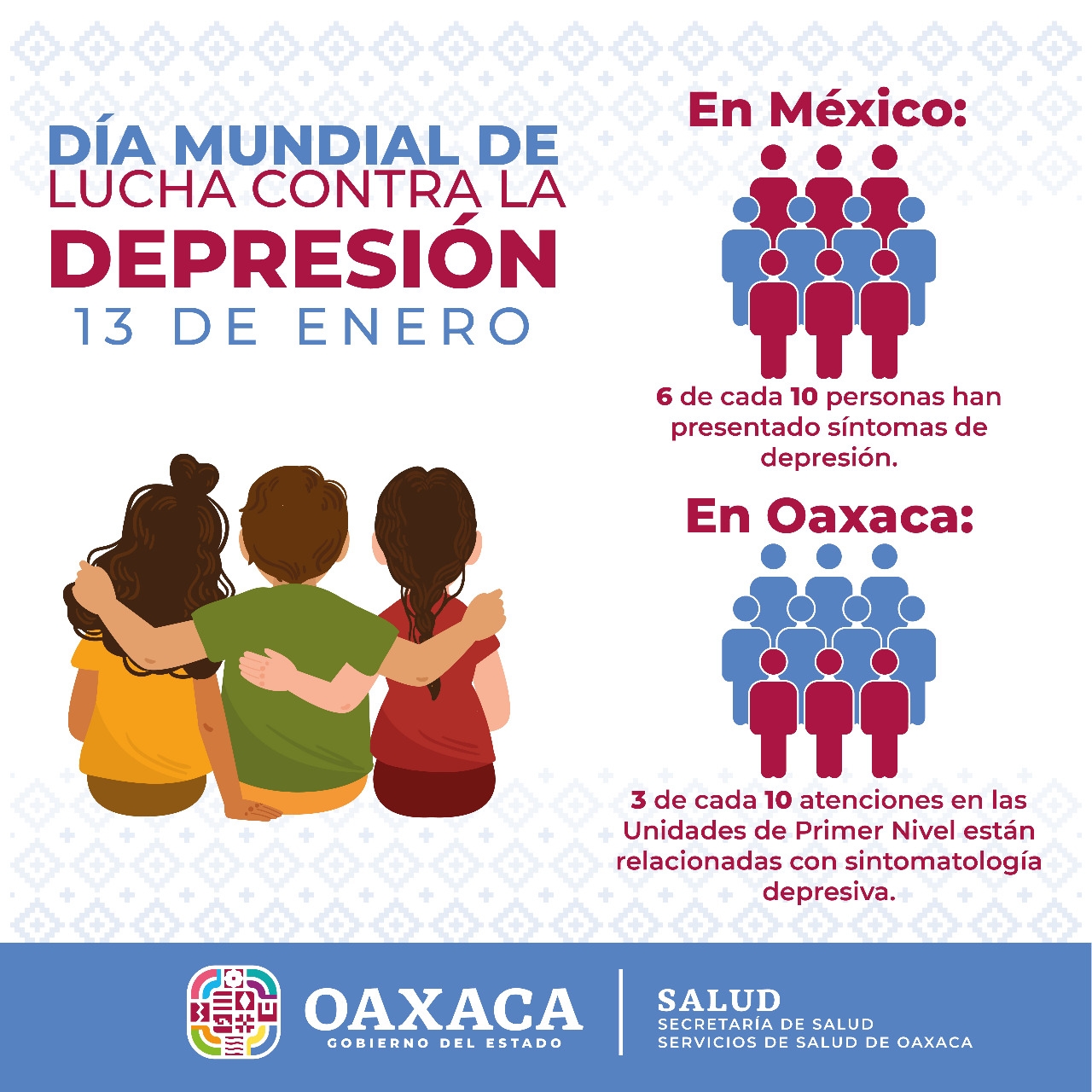 Conmemoran SSO Día Mundial Contra la Depresión