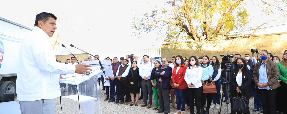 Destina Gobierno de Oaxaca 150 mdp para abastecer medicamentos en unidades médicas de la entidad