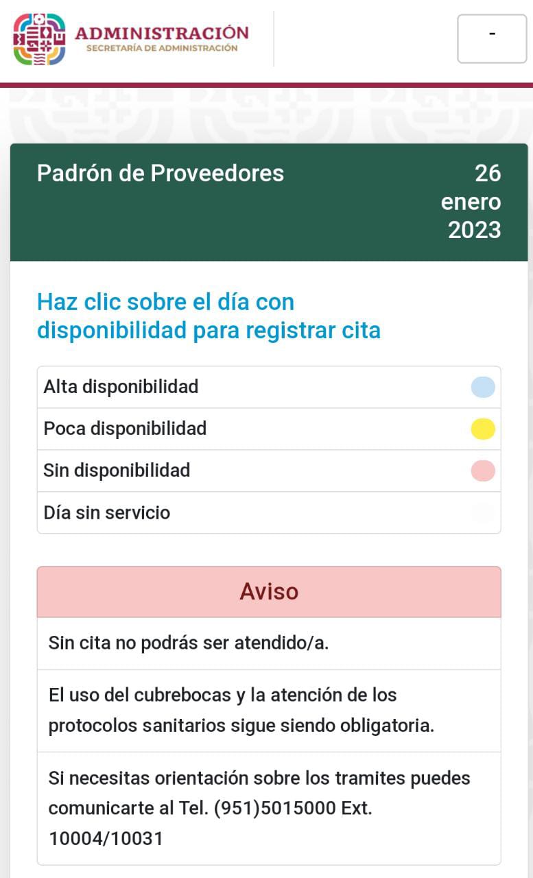 Establece Gobierno del Estado Portal de Citas para Proveedores: Secretaría de Administración