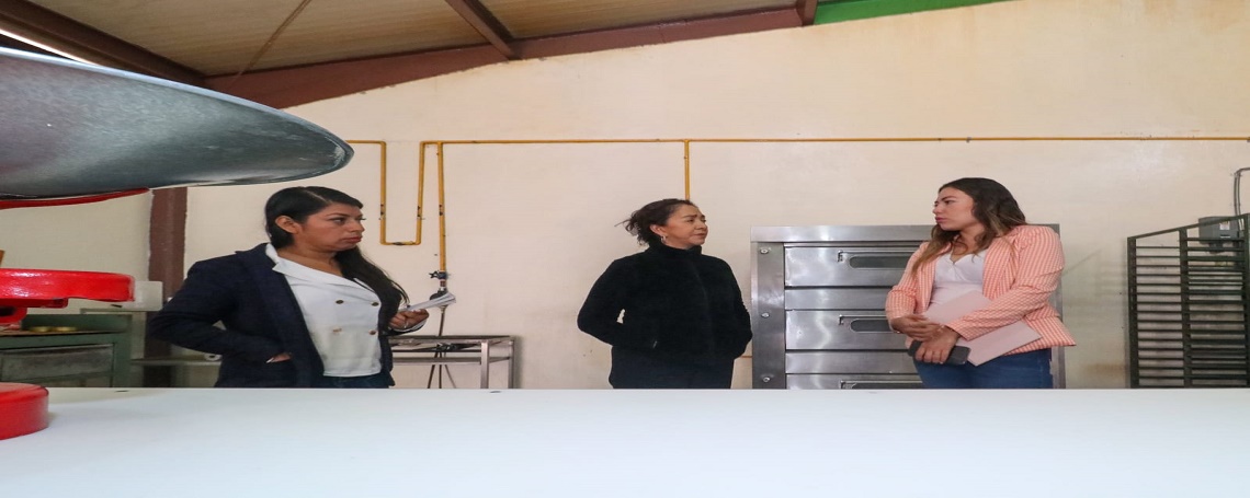 Instruye Irma Bolaños mejoramiento de la panadería y taller de sillas de ruedas del DIF Oaxaca