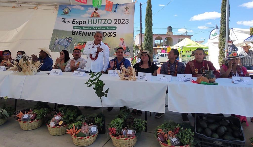 Impulsan producción, venta y consumo de productos agrícolas  en la Expo Feria Huitzo 2023