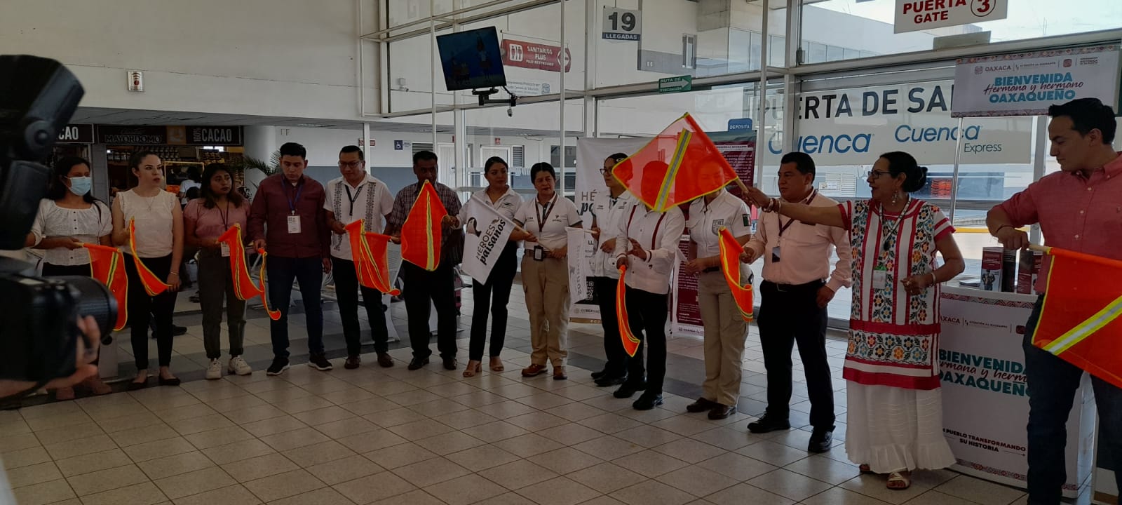 Inicia operativo Semana Santa “Bienvenida hermana y hermano oaxaqueño”